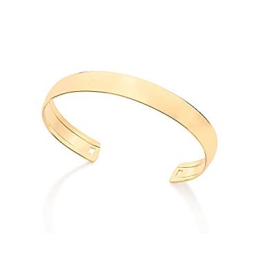 Imagem de Bracelete Rommanel Banhado Ouro Aro Largo Liso Gio Antonelli 551720