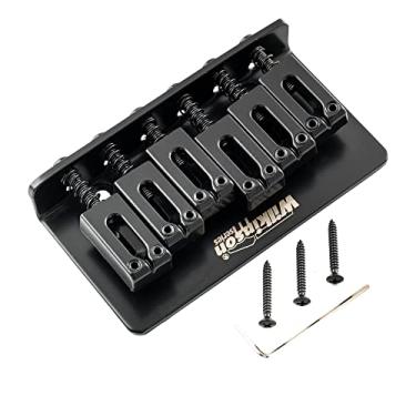 Imagem de Wilkinson M Series 52,5mm Moderna Ponte Fixa Hardtail para Guitarra Estilo ST Tele, Preta