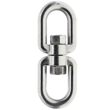 Imagem de Manilha Inox Dupla Com Destorcedor 10Mm