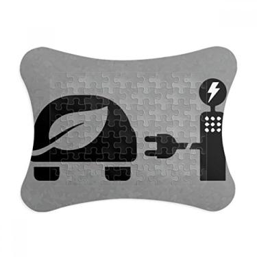 Imagem de Estação de carregamento automática, veículos de energia, protege o meio ambiente, moldura de quebra-cabeça, enfeite de jogo