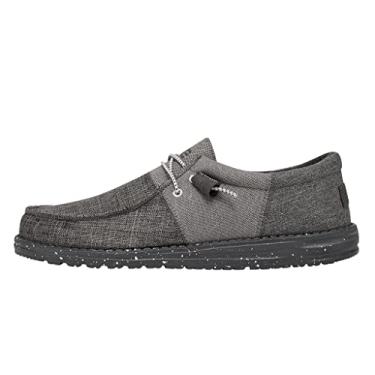 Imagem de Hey Dude Wally Kite Masculino V rios Tamanhos e Cores | Sapatos Masculinos | Mocassins Masculinos com Cadar o | Leve e Confort vel, Bloco de concreto, 13