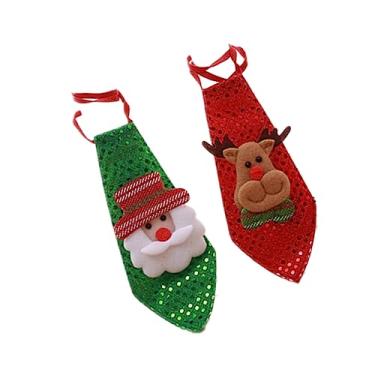 Imagem de SOESFOUFU 2 Unidades Gravata Para Festival Lantejoulas De Natal Decoração De Gravata De Natal De Natal Infantil Crianças De Natal Se Vestem Gravata De Bebê Roupas Acessórios Filho