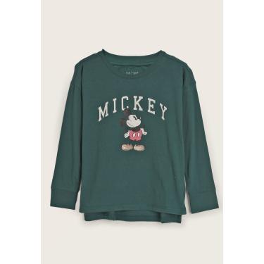 Imagem de Infantil - Camiseta GAP Mickey Mouse Verde GAP 793950 menina