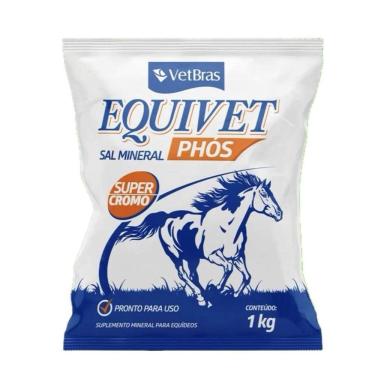 Imagem de Supl. Mineral Equivet Phos Sal - 1kg | Cresc. Equilibrado