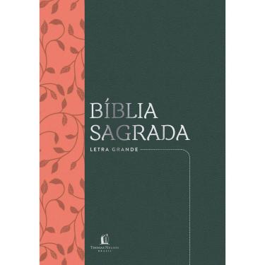 Imagem de Bíblia Sagrada NVI, Couro Soft, Verde, Letra Grande, Leitura Perfeita