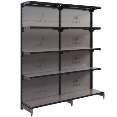 Imagem de Gôndola Fit 40 Parede 1 Inicial E 1 Continuação 2,02m Farmácia Comercio - Amapá