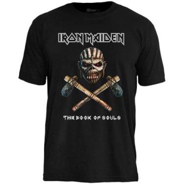 Imagem de Camiseta Iron Maiden The Book Of Souls Bones - Stamp