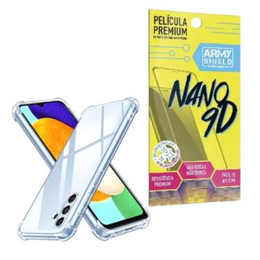 Imagem de Capa Capinha AntiShock Para Samsung Galaxy A35 + Pelicula de Ceramica 9D - Army Shield