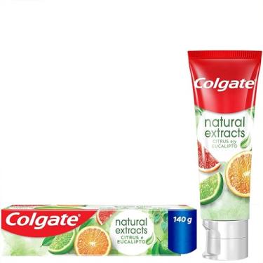 Imagem de Colgate Creme dental Vegano Natural Extracts Citrus e Eucalipto, Defesa Reforçada, Hálito Fresco, Proteção Anticárie, embalagem reciclável, 140g
