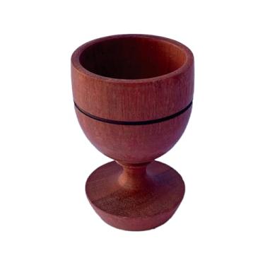 Imagem de Taça de cachaça 7cm em madeira maciça pinga shot