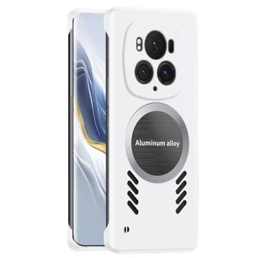 Imagem de LTLMYDAM Capa fina para Honor Magic 6 Pro/6, capa oca de dissipação de calor, proteção total da câmera, sem bordas, à prova de choque, branca, 6Pro