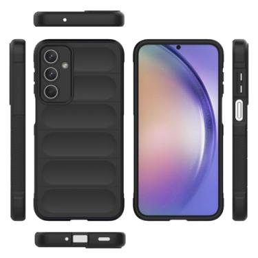 Imagem de Elubugod Capa compatível com Samsung Galaxy M35 5G, capa para celular TPU macia compatível com Samsung Galaxy M35 5G SM-M356B SM-M356B/DS preta