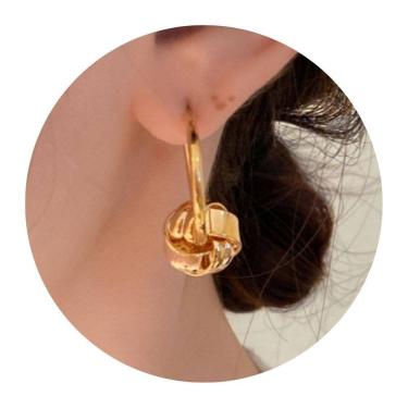 Imagem de Brincos Femininos Argola Tendência Festas Luxo Mulheres