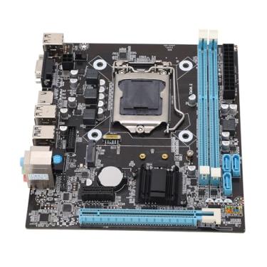 Imagem de Placa-mãe para Jogos H81 Dual Channel DDR3 M.2 NVMe NGFF SATA 6 Gb/s PCIe Slot LGA 1150 Micro ATX PC Placa-mãe para Core