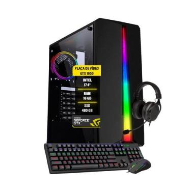 Imagem de Pc gamer I7 4º GTX 1650 Memória 16GB RAM SSD 480GB - AMORIM SHOP