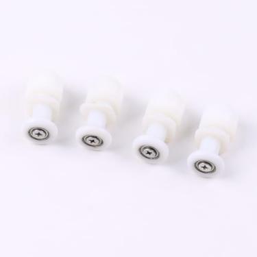 Imagem de 4 peças/conjunto de roldanas de porta de chuveiro para box de chuveiro, cabines de chuveiro de nylon, gabinetes de cabine de vapor (20 mm)