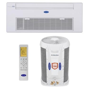 Imagem de Ar-Condicionado Split Inverter Cassete 24000 BTUs Carrier 1 Via Quente e Frio 40KWOBL/40KVQOD24C5/38TVQD24515MC 220V