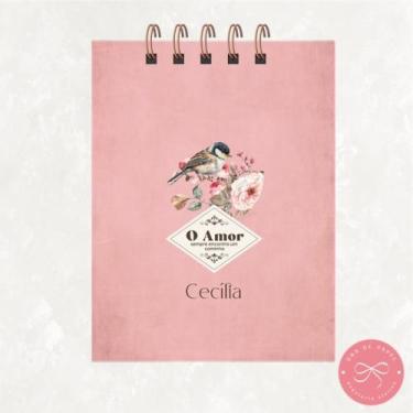 Imagem de Bloco de Anotações - DNA de Papel, Rosa