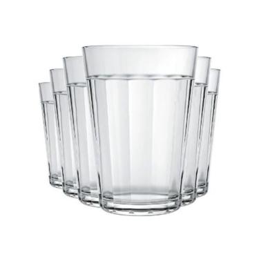 Imagem de Jogo 6 Copos de Vidro Americano Tradicional Nadir Figueiredo 190ml Cer