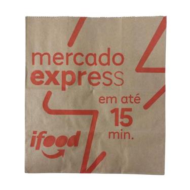 Imagem de SACO  KRAFT PARDO IFOOD 30 x 33 x 17,5