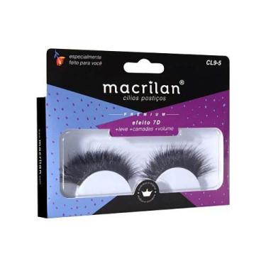 Imagem de Cílios Postiços Macrilan - Efeito 7D Alongado, CL9-5