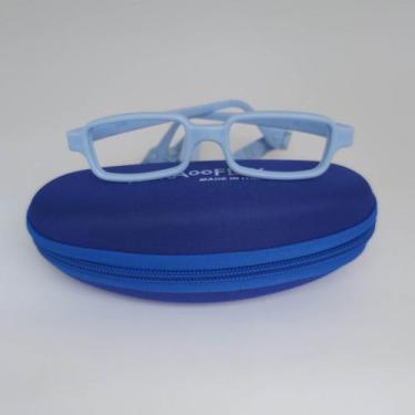 Imagem de Óculos infantil Miraflex New Baby 1 ECP Azul Claro de 3 a 6 anos tam 3