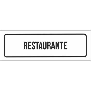 Imagem de Placa De Sinalização Setor - Restaurante-23X9 - Sinalizo
