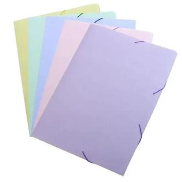 Imagem de Pasta aba elastico of 4cm linho serena azul pastel 0249. Bp. 0050 - DE