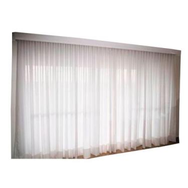 Imagem de Cortina Voal 6mx2,8m Sem Forro Trilho Suiço Quarto E Sala - Chrisney B