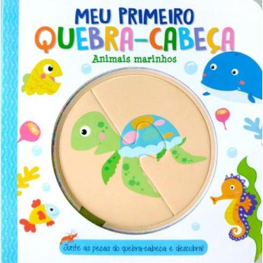 Imagem de Meu primeiro quebra-cabeça - animais marinhos - PE DA LETRA **
