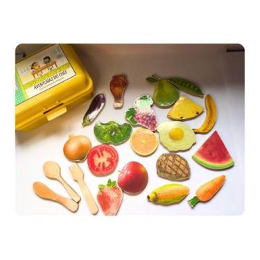 Imagem de Aventuras do chef comidinhas da alegria- brinquedo de madeira- o brinc