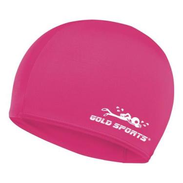 Imagem de Touca De Natação  Em Tecido Gold Sports Confort -100% Poliamida, Rosa,