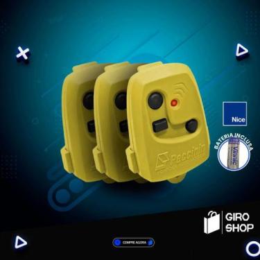 Imagem de Kit 3 Controle Remoto Peccinin Portão Eletrônico 3c 433Mhz - AMARELO -