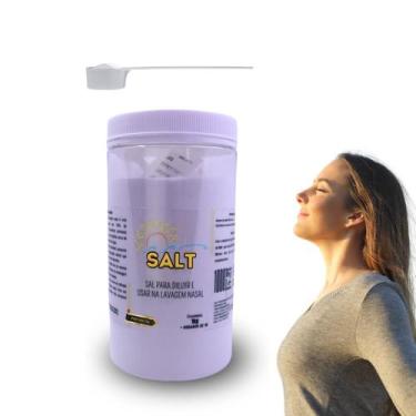 Imagem de Sal Sem Iodo Lavagem Nasal Ultrafino 1Kg Premium C/ Dosador - Sea Salt