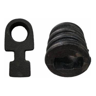 Imagem de Kit 4 Cone E Baioneta P/ Cadeado Porta De Aço Peça Reparo - SAO SALVAD