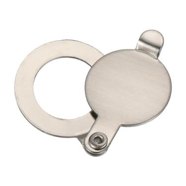 Imagem de PATIKIL Capa de olho mágico de 9/40.6 cm, protetor de olho mágico para segurança doméstica, apartamento, hotel, níquel escovado