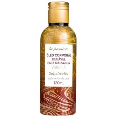 Imagem de Óleo Corporal Beijável Para Massagem 120ml Sofisticatto, Vanilla