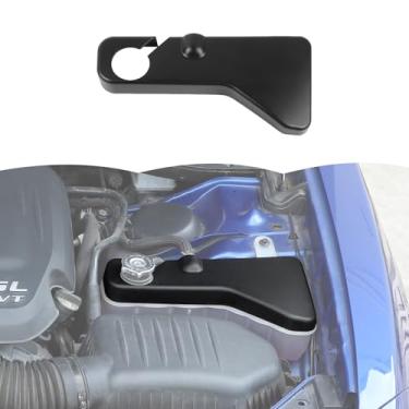 Imagem de RT-TCZ Acessórios de acabamento do motor da tampa do tanque de refrigeração para Dodge Charger/Challenger 2011-2024, para Chrysler 300C 2011-2024 (preto)