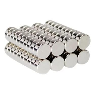 Imagem de Kit com 20 Peças Ímã de Neodímio 10x4mm N35 Super Forte - Lorben