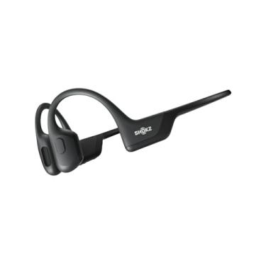 Imagem de SHOKZ OpenRun Pro – Fones de ouvido esportivos de condução óssea Bluetooth de orelha aberta, resistentes ao suor, para exercícios e corrida, com base profunda premium – Microfone embutido, com faixa