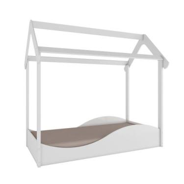Imagem de Cama Montessoriana Branca Baby Home - Peroba