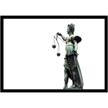 Imagem de Quadro Decorativo Direito Advogados Deusa Têmis Advocacia Justiça Sala