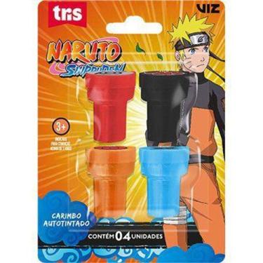 Imagem de Carimbo autotintado naruto cart 4 un - TRIS