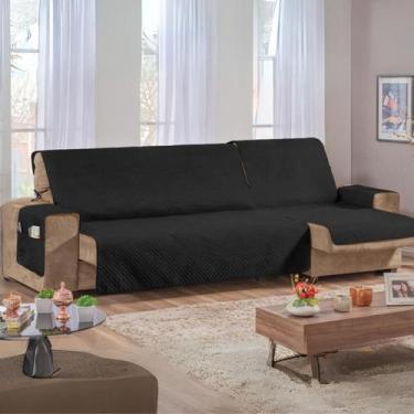 Imagem de Capa Protetor de Sofá Retrátil Ajuste Perfeito para Assentos de 1,80m 