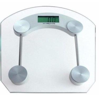Imagem de Balança Digital Banheiro Vidro Temperado Academia cozinha 180kg - BCS