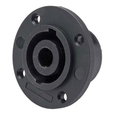 Imagem de Conector Speakon Femea 4 Polos Painel JCSP0002 Preto STORM