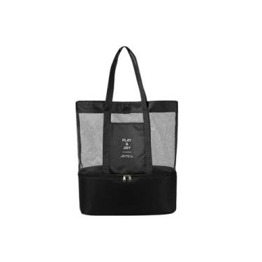 Imagem de Bolsa Térmica Lancheira com Alça para Praia e Piquenique - Bogu By Sis