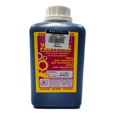 Imagem de Verniz Base Protetiva Interno Para Peças Usinadas Amarelo 1L - Baden VP5000