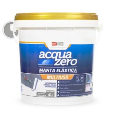 Imagem de Manta Elástica Impermeabilizante Acrílica Acqua Zero 4KG Cinza - Elast