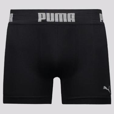 Imagem de Cueca Boxer Puma Seamless Preta, P